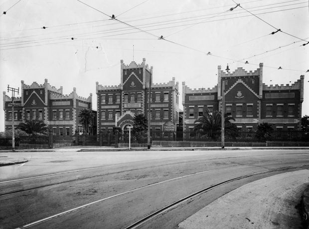 Salvation Army Training College Livingstone Road, still with tram tracks