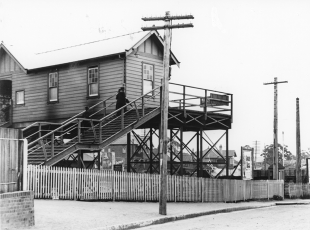 Steep steps to Chatswood Railway Station