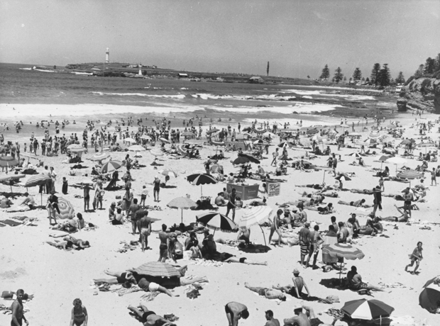 North Beach with breakwater in distance